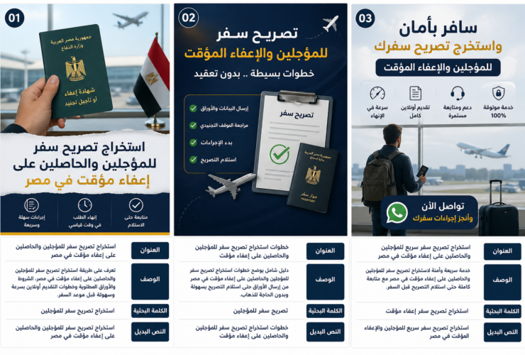 استخراج تصريح سفر