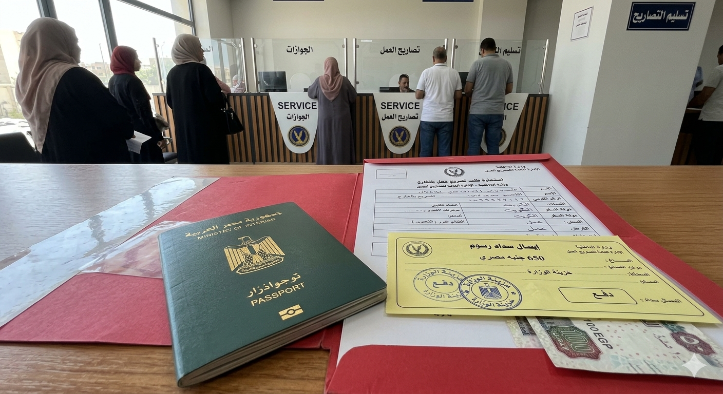 تصريح سفر داخليه الكتروني